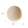 Apollo 13 Dome Metal Wall Sign - 15.5" x 15.5"